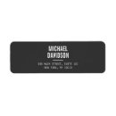 Search for masculine return address labels Plain