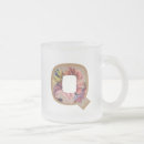 Search for initial q mugs Flowers