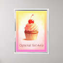Search for cupcake art Cherry on top