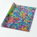 Search for urban graffiti wrapping paper Colourful