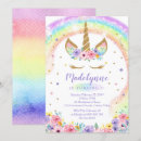 Search for rainbow invitations Unicorn party