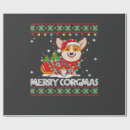 Search for corgi christmas wrapping paper Animal