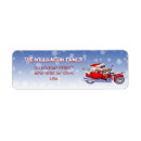 Search for biker return address labels Funny