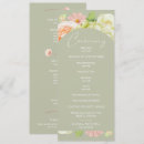 Search for hydrangea wedding programs Order of service