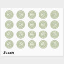 Search for green company stickers Social media