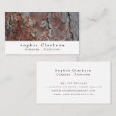 Search for bark business cards Rustic
