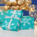 Search for turquoise christmas wrapping paper White