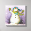 Search for christmas snowman canvas prints Traditional