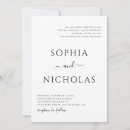 Search for plain wedding invitations Minimalist