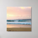 Search for beach sunset canvas prints Waves