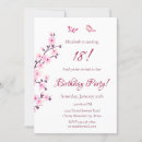 Search for japanese sakura birthday invitations Cherry blossoms