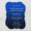 Search for blue ombre wedding invitations Gradient