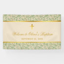 Search for green gold banners Faux gold foil