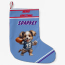 Search for puppy christmas stockings Blue
