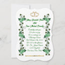 Search for elegant st patricks day invitations Shamrocks