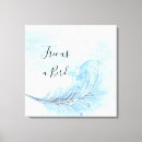 Search for bird canvas prints Blue