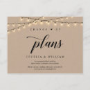 Search for strings postcards Change of plans