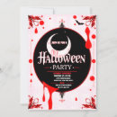 Search for bloody halloween invitations Red