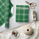 Search for mistletoe wrapping paper Green