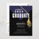 Search for navy graduation cards High school