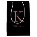 Search for black and gold gift bags Monogrammed