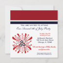 Search for fireworks square invitations Patriotic