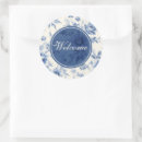 Search for welcome bag stickers Blue