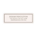 Search for cream wedding return address labels Brown