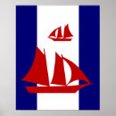 Search for sailboat painting posters Red
