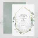 Search for eucalyptus couples shower invitations Geometric