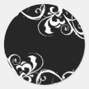 Search for white swirl stickers Round