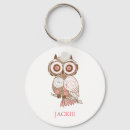 Search for owl cartoon key rings Illustration