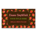 Search for strawberry business cards Bakery