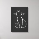 Search for black lines canvas prints Elegant