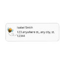 Search for bumble bee birthday return address labels Cute