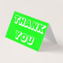 Search for neon thank you cards Green