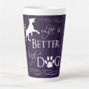 Search for dogs are better mugs Typography