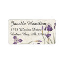 Search for art nouveau labels return address labels Botanical