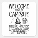 Search for bonfire square stickers Glamping