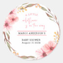Search for unique baby shower stickers Flowers