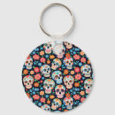 Search for dia de los muertos key rings Sugar skulls