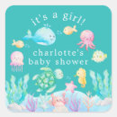 Search for under the sea baby stickers Watercolor
