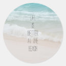 Search for life is better at beach stickers Ocean