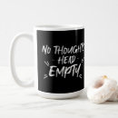 Search for empty headed No thoughts head empty
