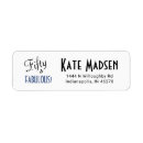Search for fun birthday return address labels Fifty