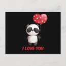 Search for cute panda postcards Heart