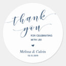 Search for rehearsal wedding stickers Thank you