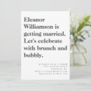 Search for black and white brunch invitations Modern