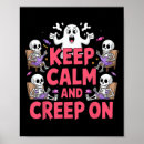Search for keep calm halloween posters Skull