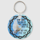 Search for for god so loved key rings Christian